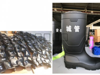 城管高檔鋼頭鋼底防砸防穿刺有內(nèi)襯雨靴